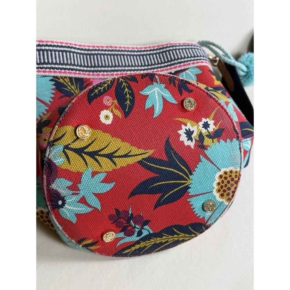 Spartina 449 Little Bermuda Bucket Bag Daufuskie Island Boho Mermaid Beach Linen